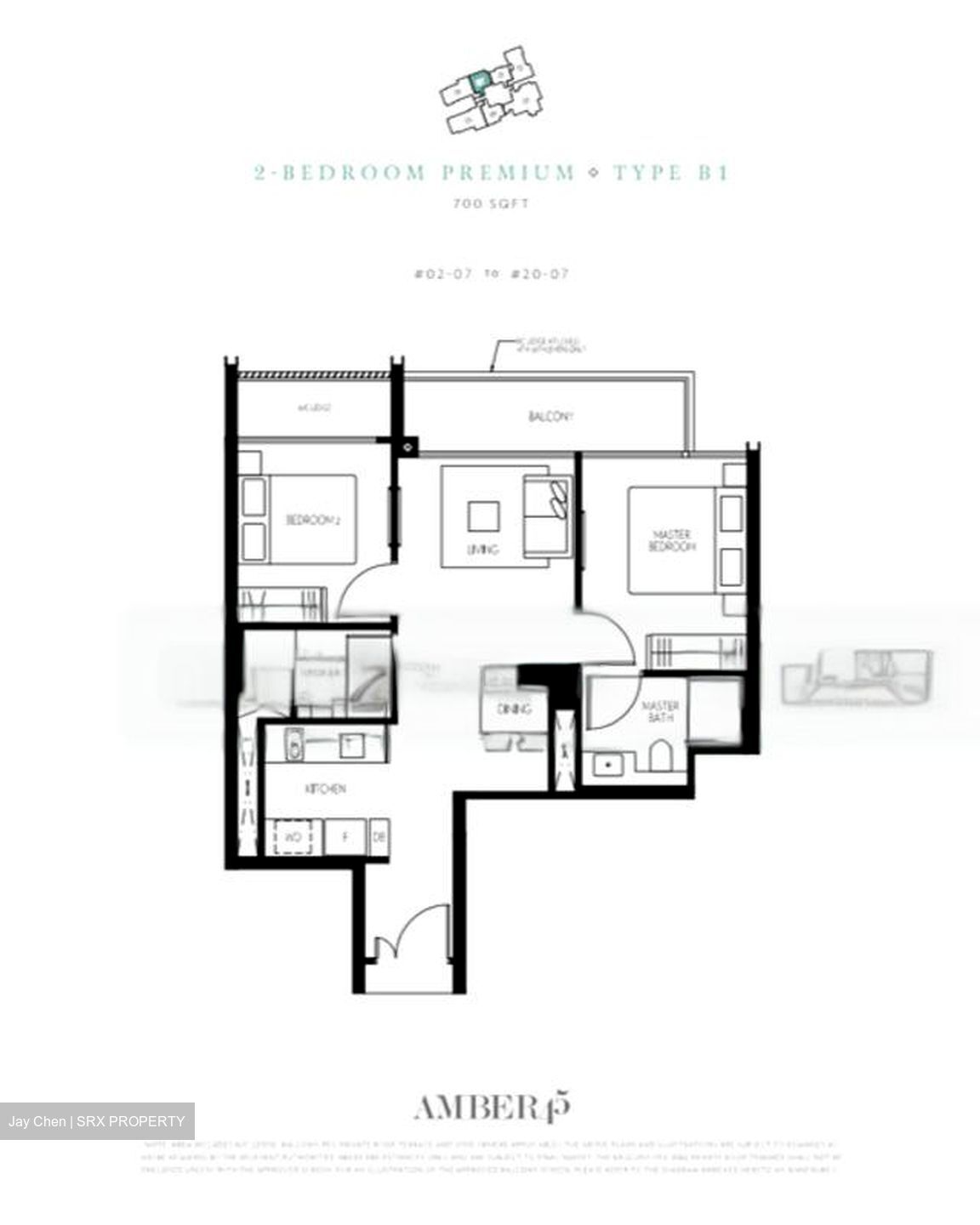 Amber 45 (D15), Apartment #460683531
